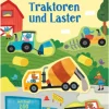 Papeterie/PBS - Mein Immer-wieder-Stickerbuch: Traktoren und Laster