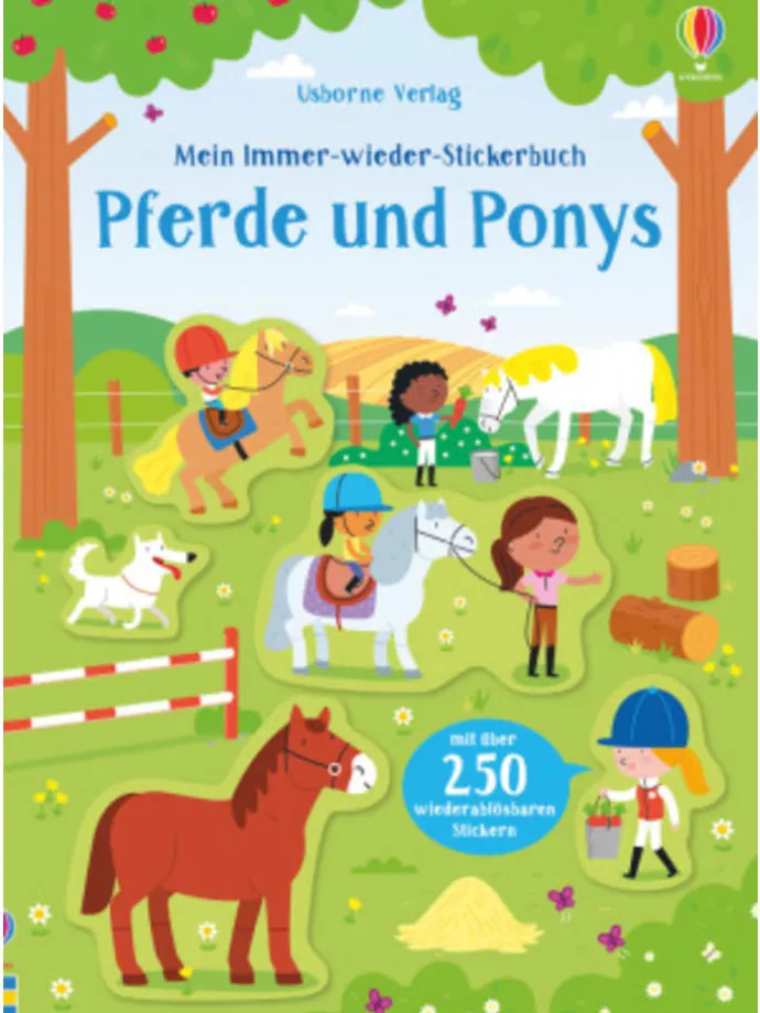 Papeterie/PBS - Mein Immer-wieder-Stickerbuch: Pferde und Ponys