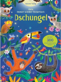 Papeterie/PBS - Mein Immer-wieder-Stickerbuch: Dschungel
