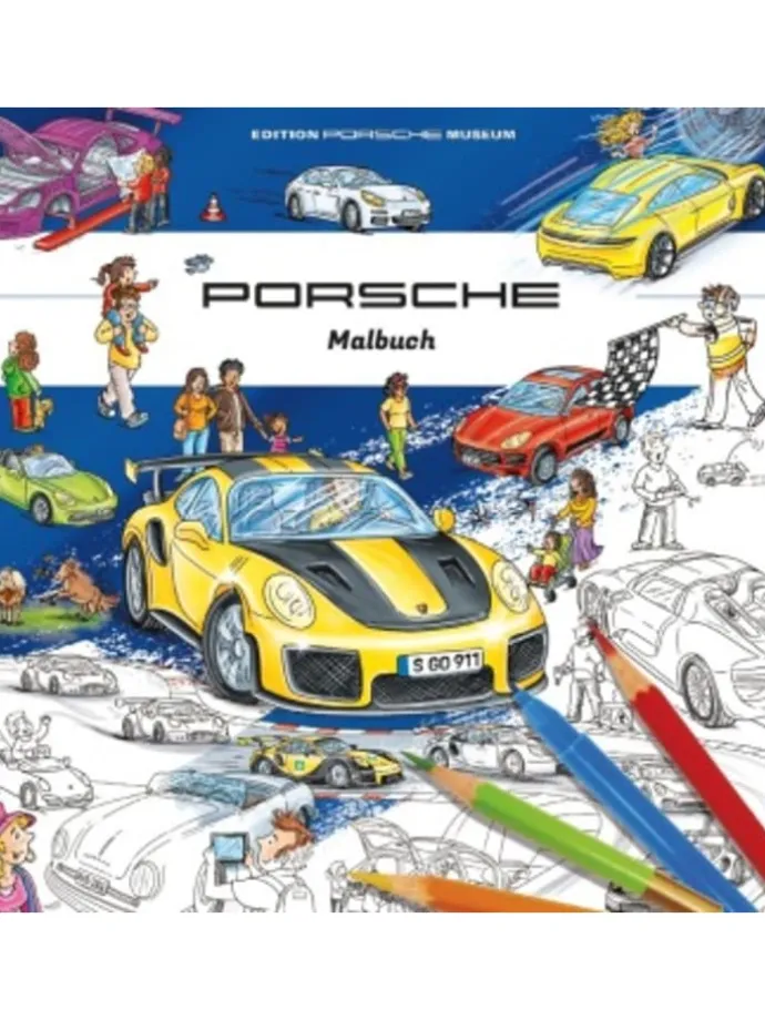 Papeterie/PBS - Porsche Malbuch für Kinder