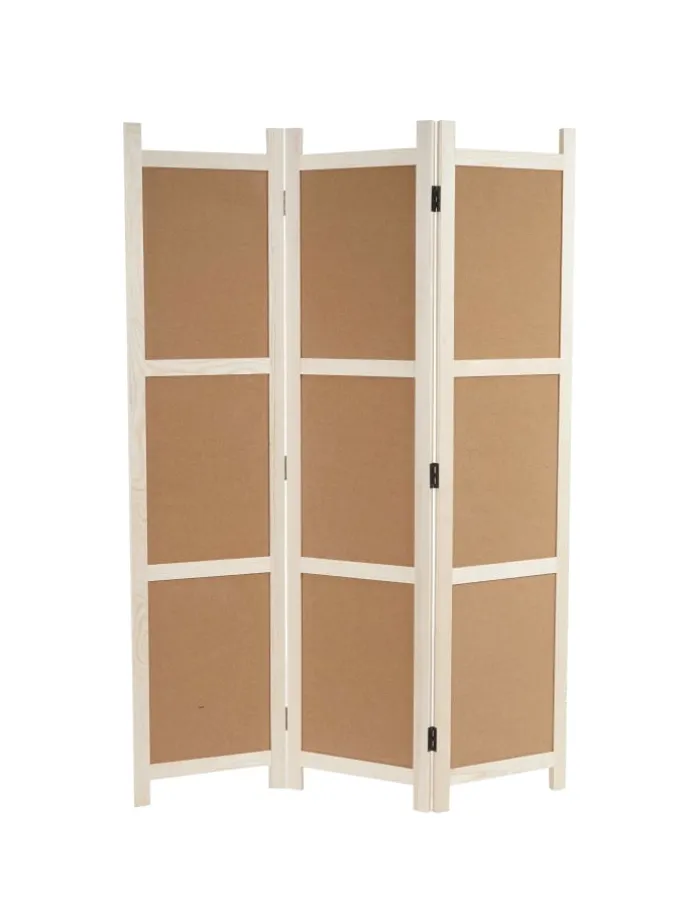 Paravant G52, Braun, 3 Panele 166x121cm