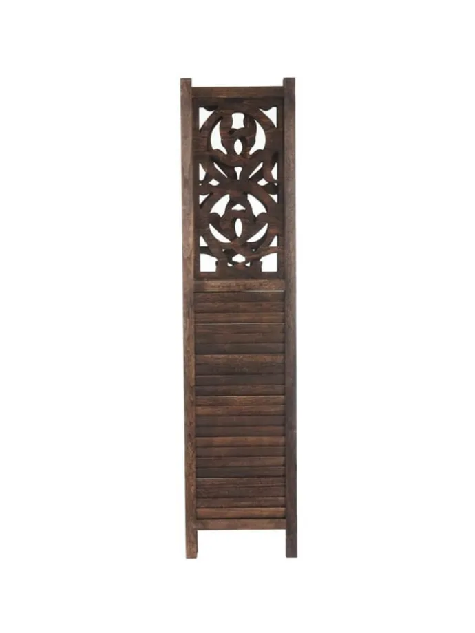 Paravant Izmir mit Ornamente, 170x161x2cm, braun
