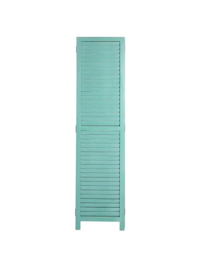 Paravent C30 im Shabby-Look, Grün