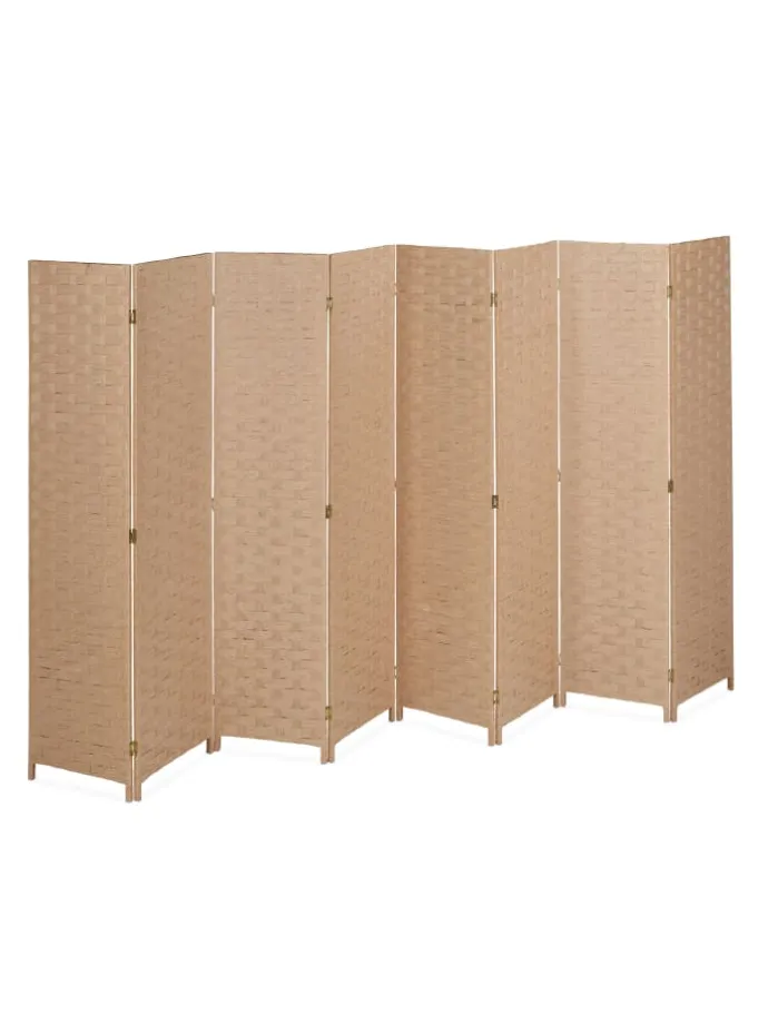 Paravent in Natur - (B)320 x (H)170cm