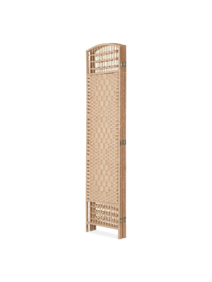 Paravent in Natur- (B)180 x (H)180 cm