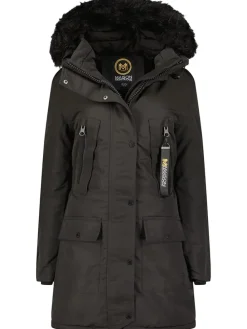 Parka "Cormai" in Schwarz