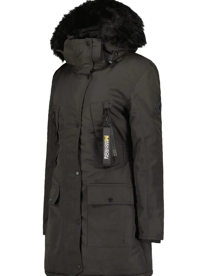 Parka "Cormai" in Schwarz