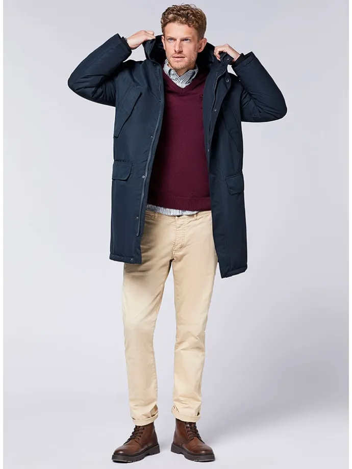 Parka in Dunkelblau