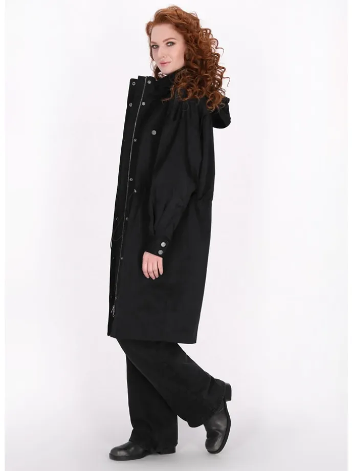 Parka in Schwarz