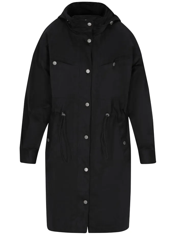 Parka in Schwarz