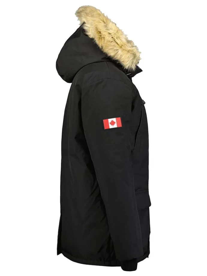 Parka in Schwarz