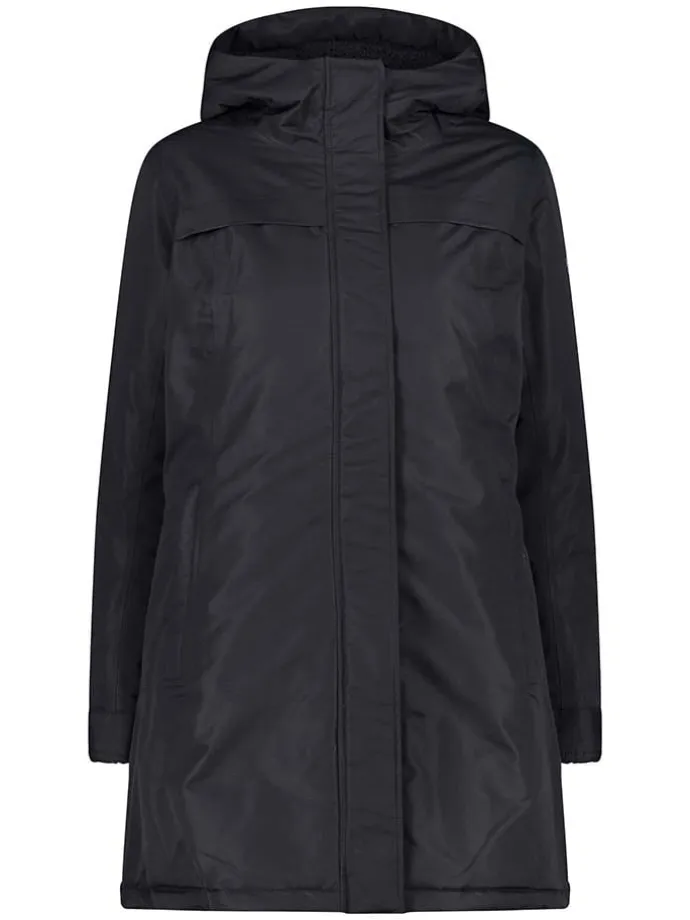 Parka in Schwarz