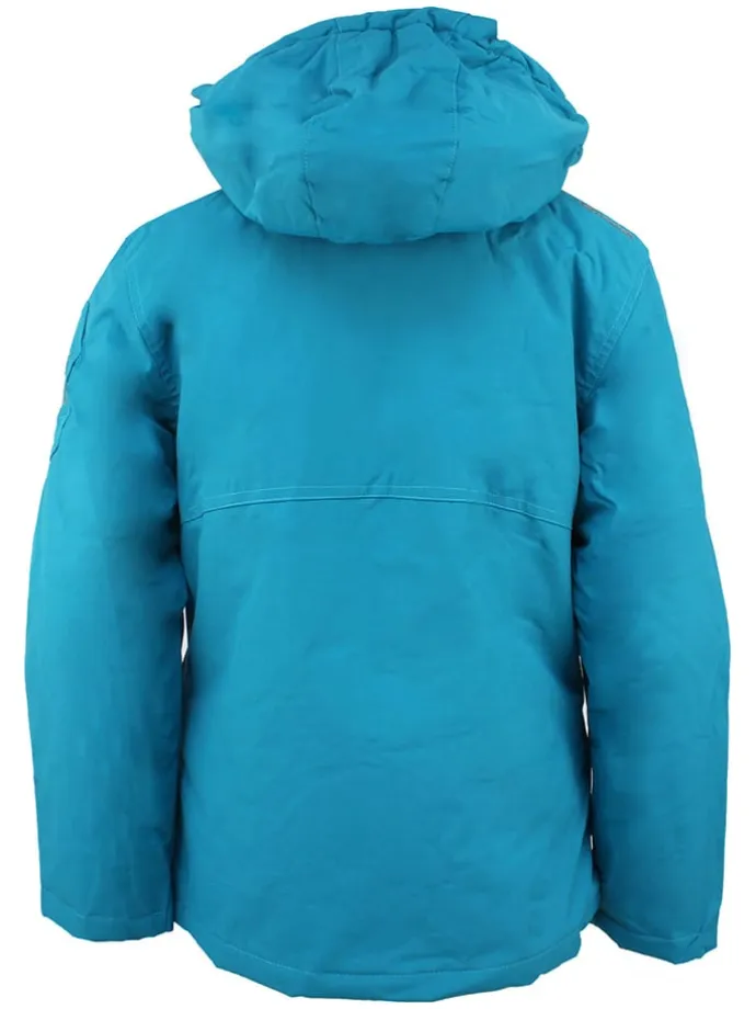 Parka in Türkis