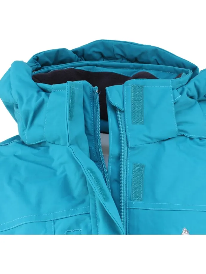 Parka in Türkis