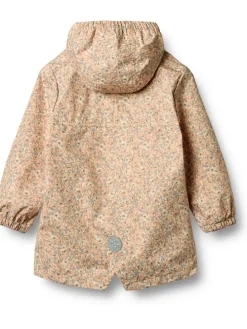 Parka "Jensi" in Orange/ Beige