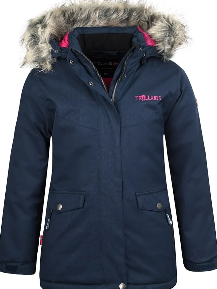 Parka "Oslo XT" in Dunkelblau/ Pink