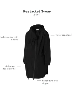Parka Rey in Black