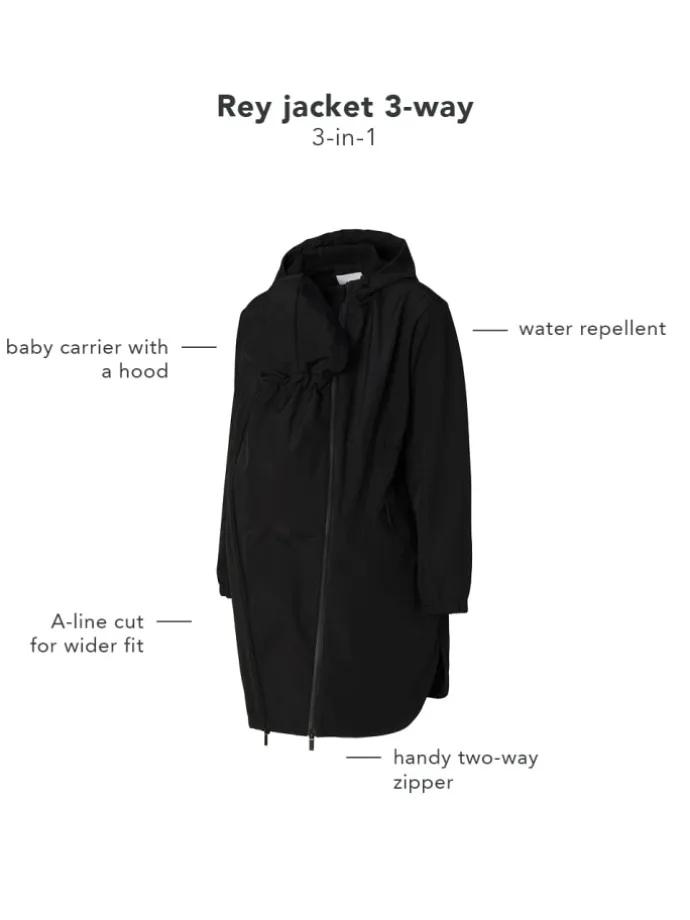 Parka Rey in Black
