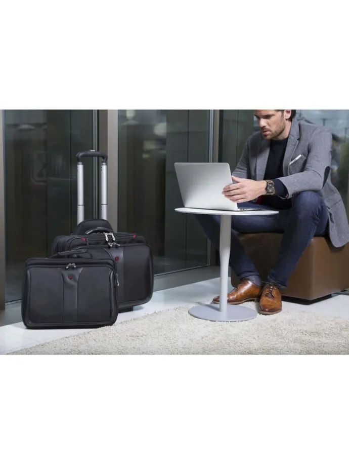 Patriot II 17" - 2-Rollen-Businesstrolley 44 cm (black) in schwarz