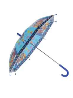Patrol Blauer Kinder-Regenschirm Wetterfester Begleiter in Blau