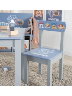 Paw Patrol Kinderstuhl, Holz Grau/Blau, ab 18 Mon., mit Helden-Motiv