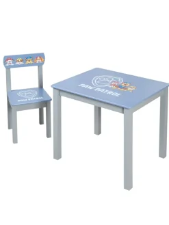 Paw Patrol Sitzgruppe, Holz, Grau/Blau, Tisch & Stuhl, ab 18 Monaten