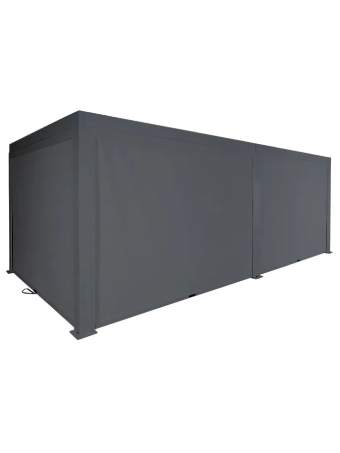 Pergola L46 11cm-Alu-Gestell, sturmfest, Anthrazit