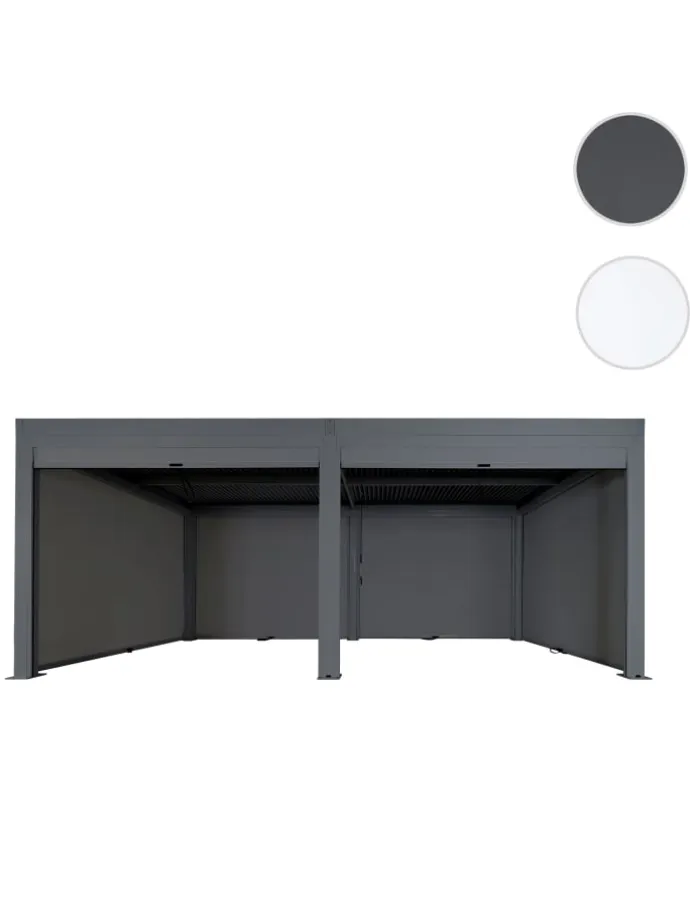 Pergola L46 11cm-Alu-Gestell, sturmfest, Anthrazit
