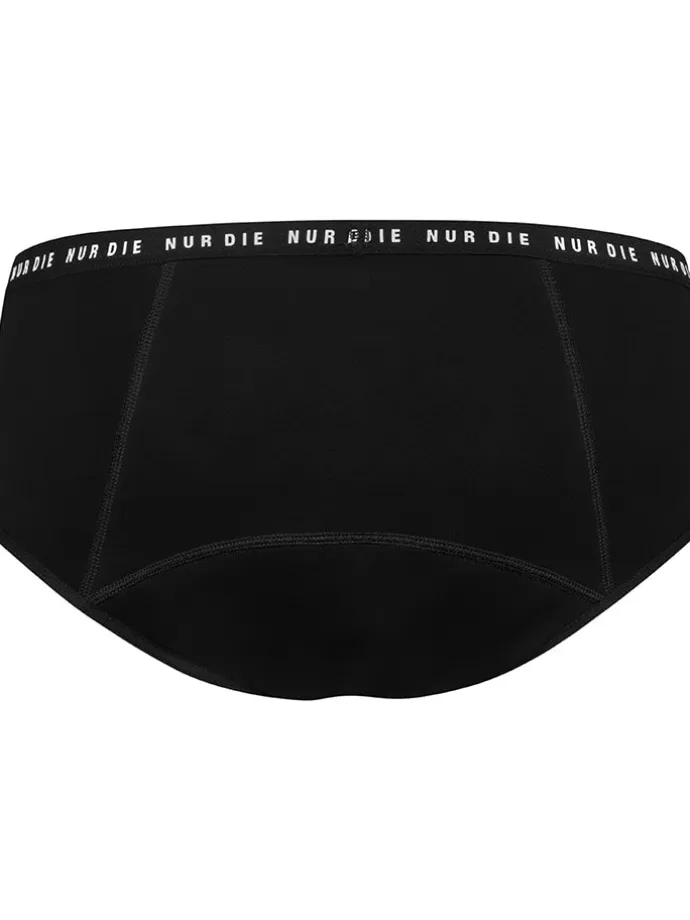 Periodenpanty in Schwarz