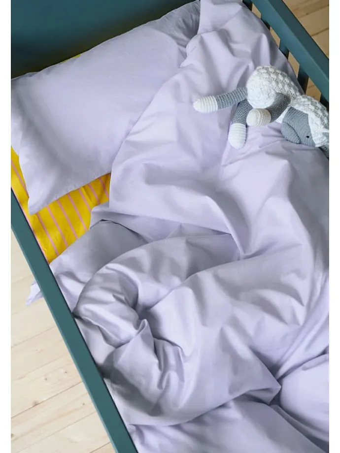 Perkal-Bettwäsche-Set ''Zack Mini'' in Lila