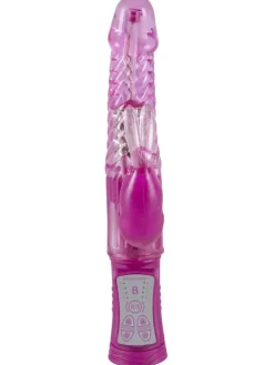 Perlenvibrator mit Klitorisreizer Sugar Babe in pink