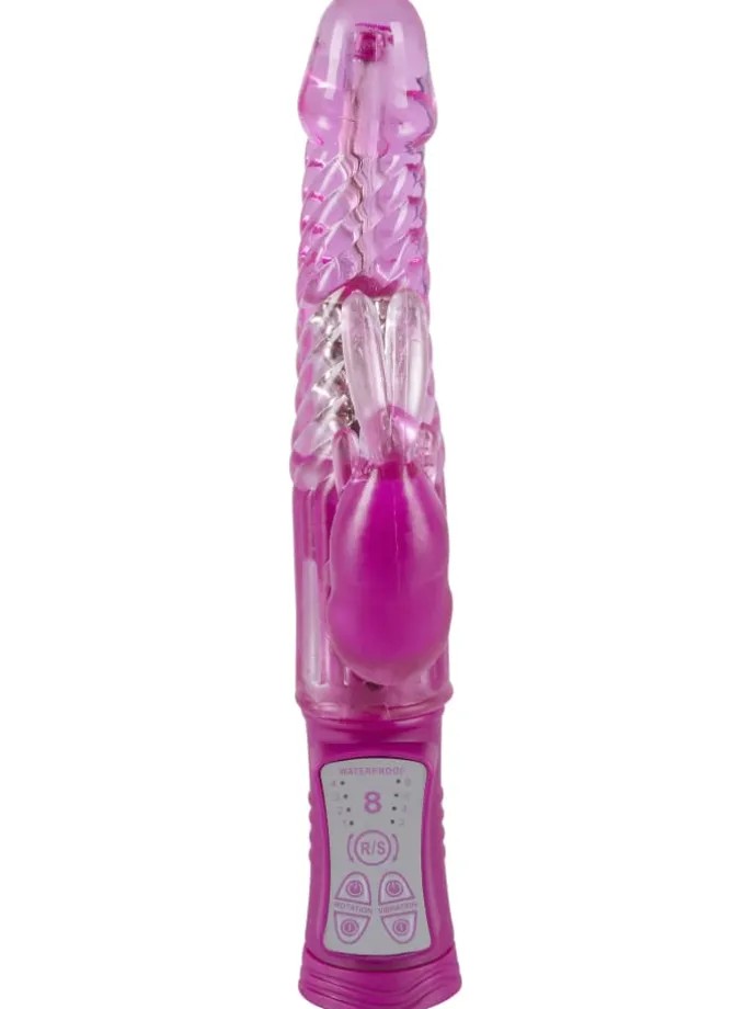 Perlenvibrator mit Klitorisreizer Sugar Babe in pink
