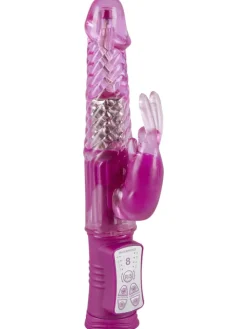 Perlenvibrator mit Klitorisreizer Sugar Babe in pink