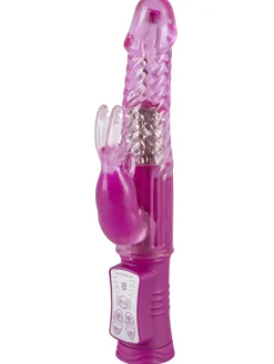 Perlenvibrator mit Klitorisreizer Sugar Babe in pink