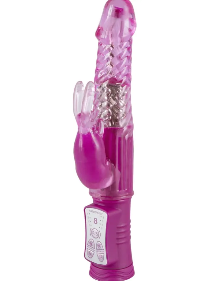 Perlenvibrator mit Klitorisreizer Sugar Babe in pink