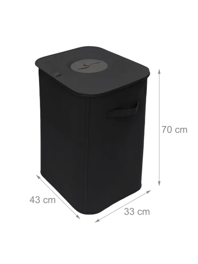Pfandflaschen-Sammelbehälter in Schwarz - 100 l