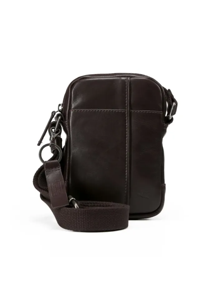Pine Handytasche Leder 13.5 cm in brown