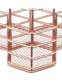 Pinselhalter in Rosegold - (B)12 x (H)12,5 x (T)12,5
