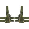 Pistolenbeinholster Set für Rechts + Links in Woodland