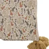 Plaid in Beige/ Gelb - (L)160 x (B)130 cm
