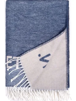 Plaid in Blau/ Grau