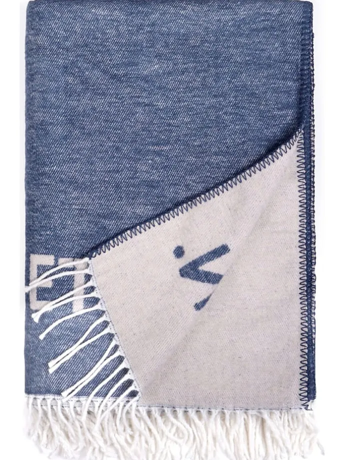 Plaid in Blau/ Grau