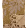 Plaid "Lark" in Beige/ Gelb - (L)160 x (B)130 cm
