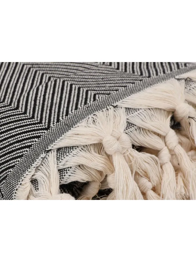 Plaid "Trendy" in Schwarz/ Creme