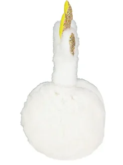 Plüsch-Ohrenschützer in Weiß