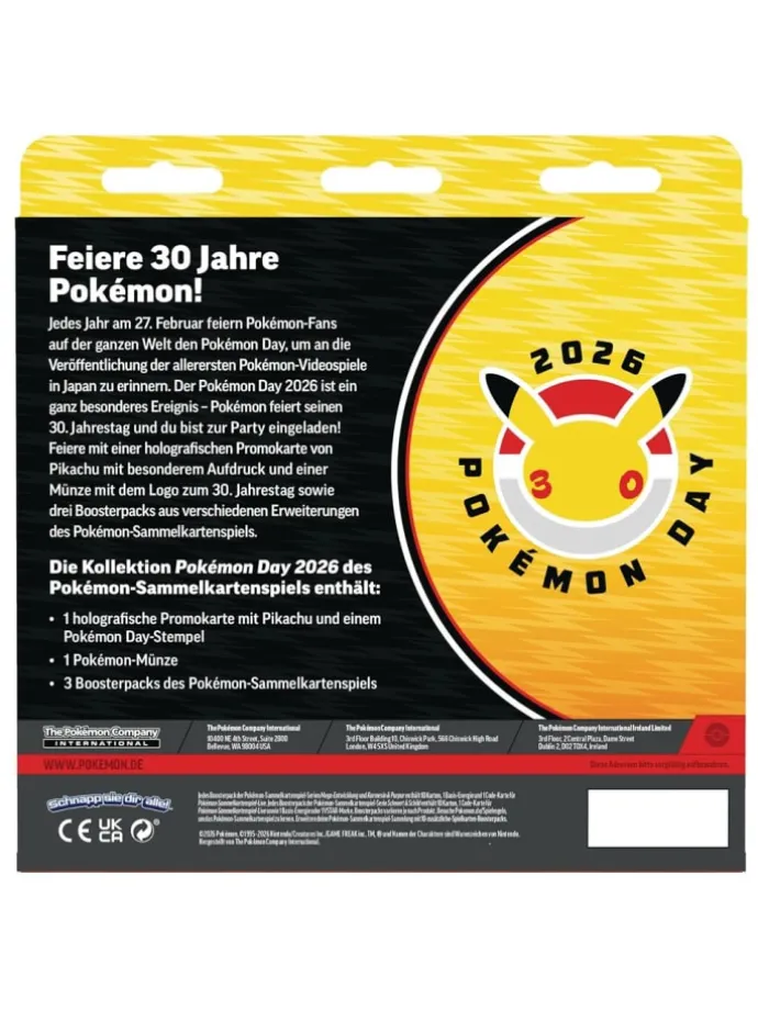 Pokemon Day 2026 Kollektion | Pokemon | 3 Booster-Packs deutsch
