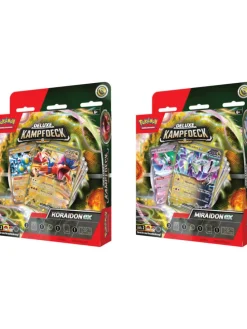 Pokémon Deluxe-Kampfdeck Miraidon-ex oder Koraidon-ex in Mehrfarbig ab 6 Jahre
