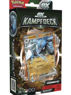 Pokémon EX-Kampfdeck Ampharos oder Lucario Kartenspiel in Mehrfarbig ab 6 Jahre