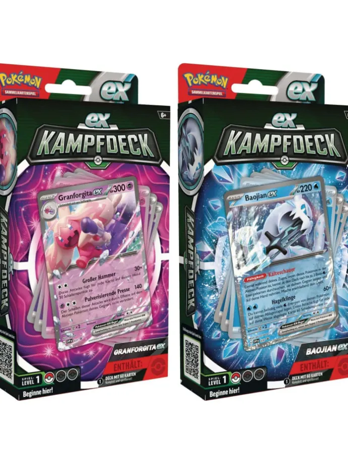 Pokémon Kampfdeck Baojian-ex oder Granforgita-ex in Mehrfarbig ab 6 Jahre