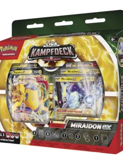 Pokémon Sammelkarten Liga Kampfdeck Miraidon EX in Mehrfarbig ab 6 Jahre